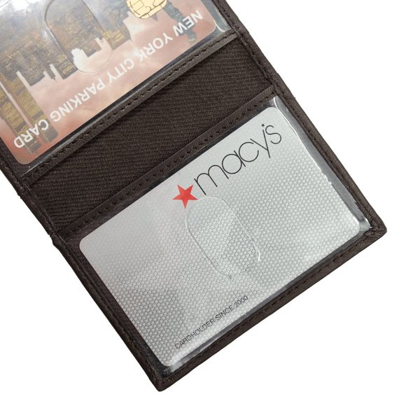 Men Genuine Leather Bifold Credit Card Holder with RFID Blocking - Picture 5 of 7